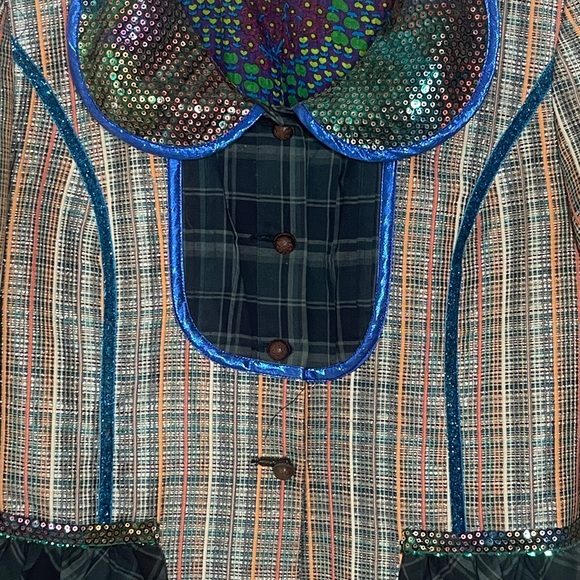 Anna Sui Multicolor Sequin-Trim Blazer - Picture 5 of 5